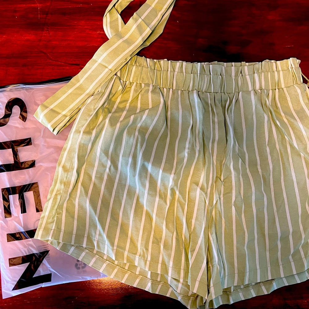 🖤5/$10 Bundle mint green stripe shorts